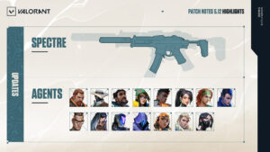【VALORANT】パッチ5.12 15体のエージェント調整、新ゲームモード、スペクターのダメージ調整