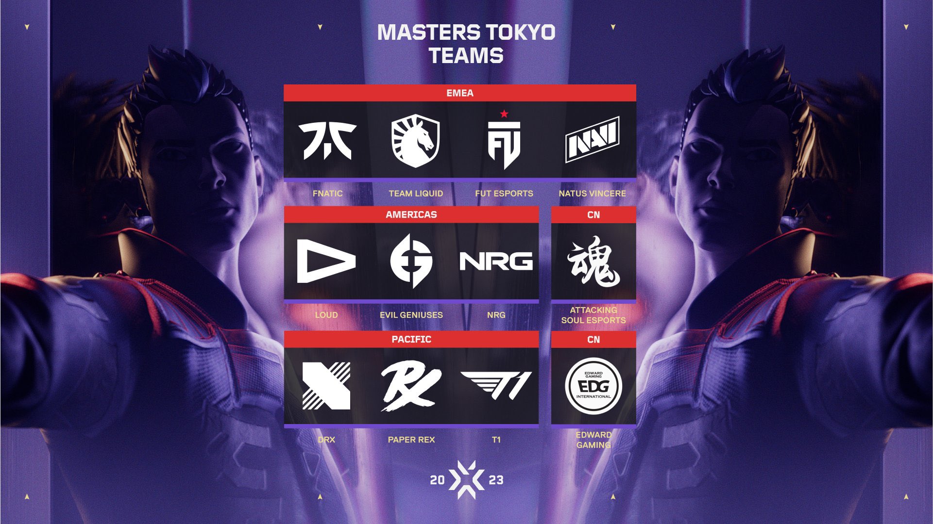 【VALORANT】Masters Tokyoに出場する12チームが決定