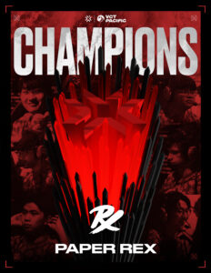 「Paper Rex」DRXに勝利し、VCT Pacific初代王者に