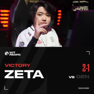 ZETA DIVISIONが2-1でGen.Gに勝利!Playoff進出が確定!