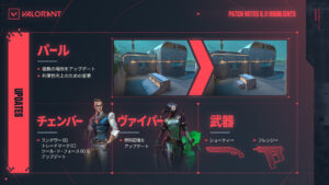【VALORANT】パッチノート 6.11|パールの変更、チェンバー強化、ヴァイパー弱体化、ショーティーとフレンジーが弱体化