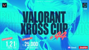 コミュニティ大会「VALORANT Xross Cup 44」が1月21日に開催、参加受付中