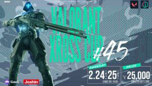 コミュニティ大会「VALORANT Xross Cup 45」が2月24-25日に開催、参加受付中