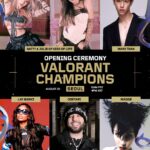 「VALORANT Champions 2024 opening ceremony」に出演するアーティストが発表、RUN! / 2WORLDS / SUPERPOWERの3曲を披露か