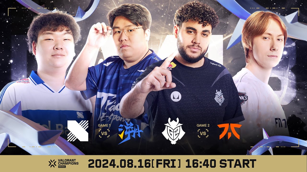 『VALORANT Champions Seoul 2024』Day13、DRX/ FNATICが勝利