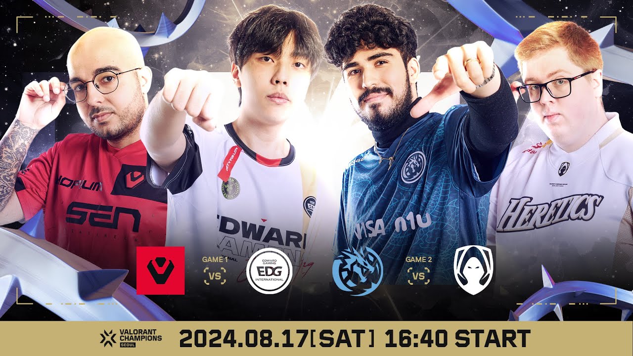 『VALORANT Champions Seoul 2024』Day14、EDward Gaming/ Leviatán Esportsが勝利