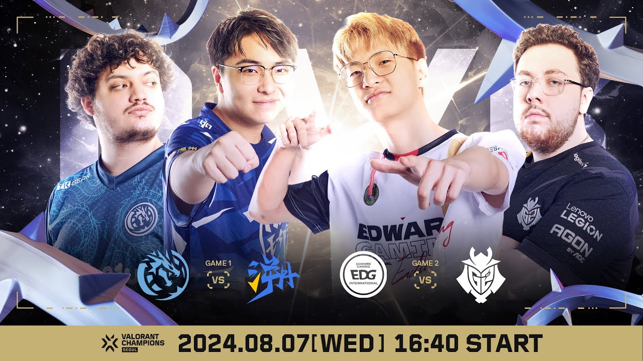 『VALORANT Champions Seoul 2024』Day6、Trace Esports / G2 Esportsが勝利