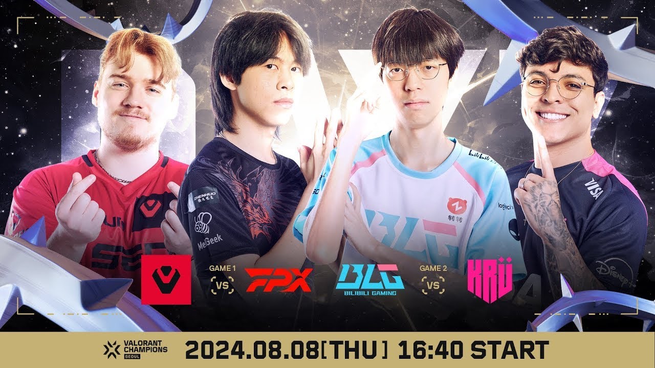 『VALORANT Champions Seoul 2024』Day6、Sentinels / KRÜ Esportsが勝利