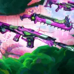 【VALORANT】新スキン「バブルガム デスウィッシュ」8月22日より発売、アクション絵文字が表示される個性的なスキン