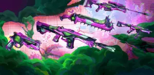 【VALORANT】新スキン「バブルガム デスウィッシュ」8月22日より発売、アクション絵文字が表示される個性的なスキン