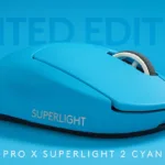 『Logicool G PRO X SUPERLIGHT 2」に新色シアンが数量限定で登場　4月30日発売、価格は26,950円。